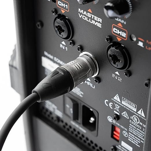 By Gator Cases Backline Series Standard 10 Foot XLR Microphone Cable, (GCWB-XLR-10)