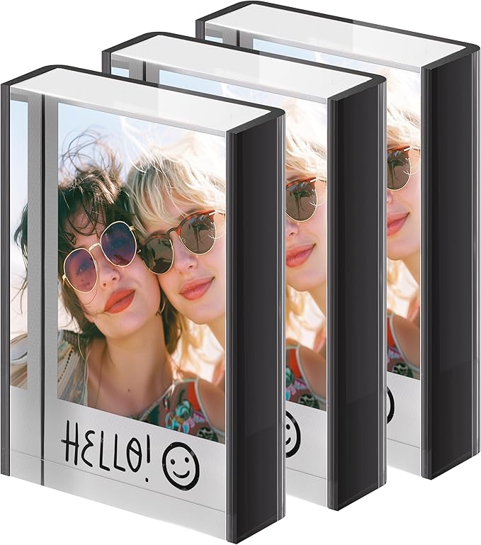 WINKINE Instax Frame, Polaroid Frame for Fujifilm Instax Mini Film, Small Picture Frames 2x3, Polaroid Picture Frames for Photos, Mini Photo Display