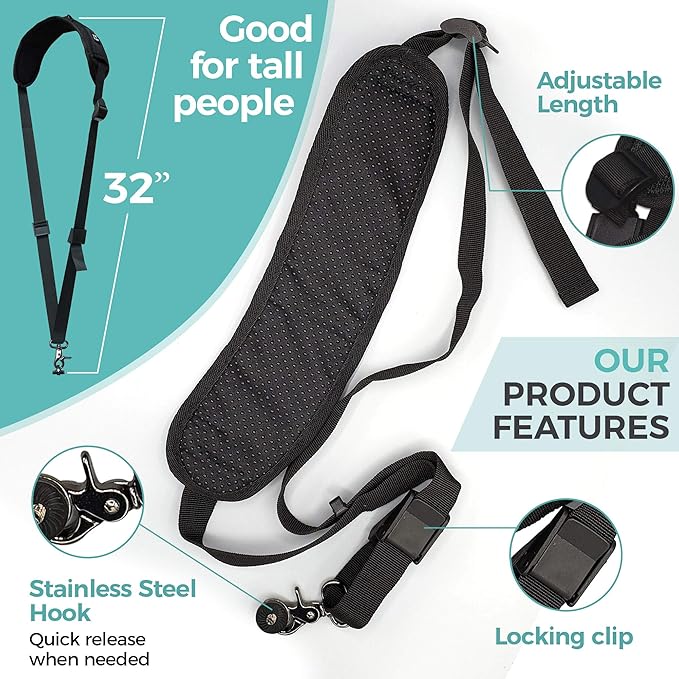 HiiGuy Camera Strap – Regular - Extra Long 32-44 Inch Camera Straps for Photographers – Heavy Duty Camera Shoulder Strap