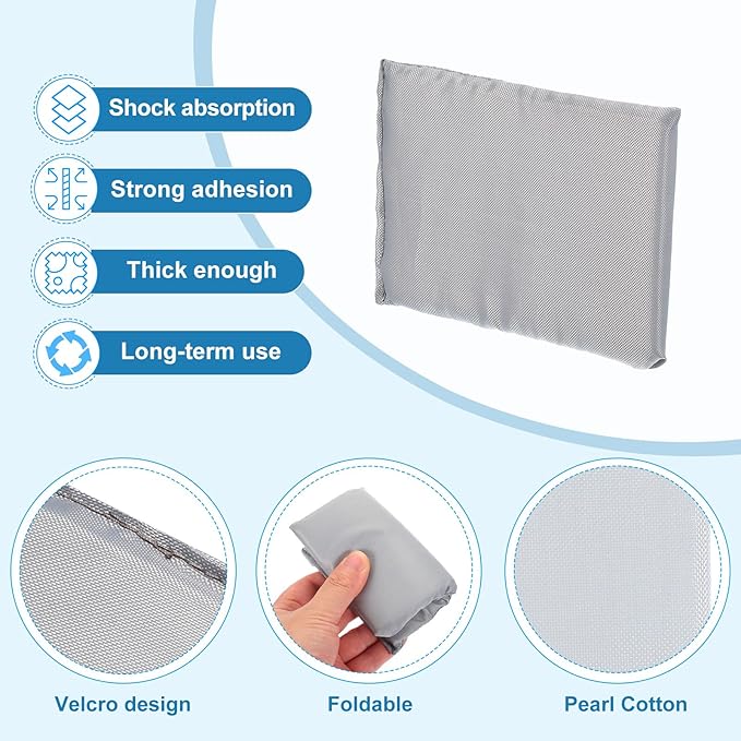 PATIKIL Camera Bag Divider, 5Pcs 5.71"x3.94"x0.39" Shockproof Camera Bag Inserts Separator Pad Protective Lens for Nikon Camera DSLR Protect Bag Organizer Universal Divider Cushion, Gray