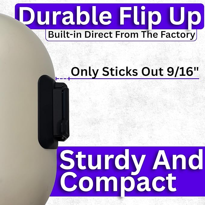 The Throne 1.0 | Flip Up Sugar Scoop Welding Hood | Standard 2x4 Welding Helmet With Built In Flip Up + Retainer - Never Lose Parts Again | Fits Hard Hats | Fits All Ridge Products Welding Lenses