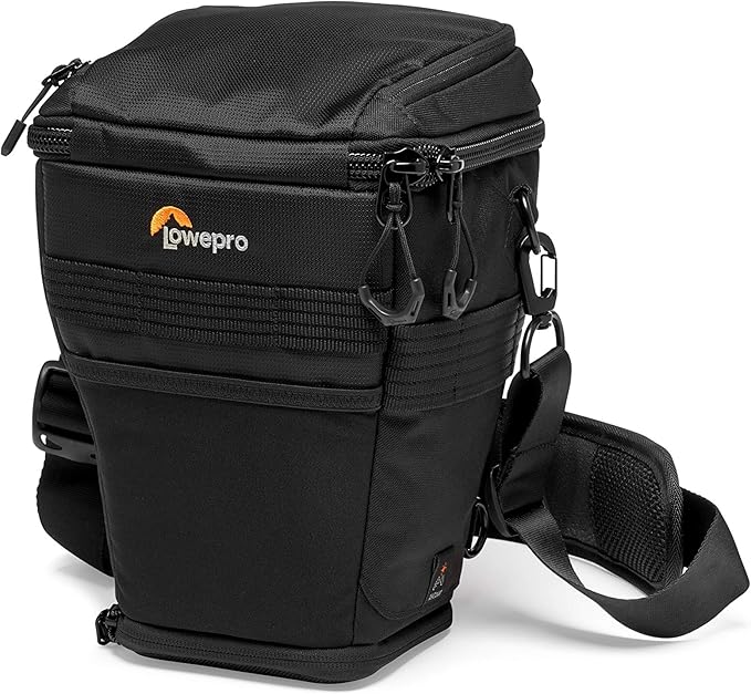 Lowepro ProTactic TLZ 70 AW DSLR toploader - Expand to Hold up to 24-70mm f/2.8 and Lens Hood with Portrait Grip - Camera Gear to Personal belongings - for DSLR Like Canon 5D - LP37278-PWW,Black