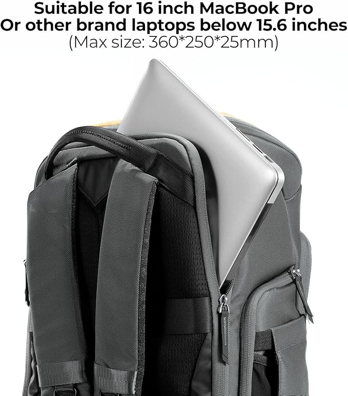 K&F CONCEPT Professional Camera bags for photographers 25L Large Capacity Camera Case Waterproof Photography Camera Backpack for Dslr Cameras