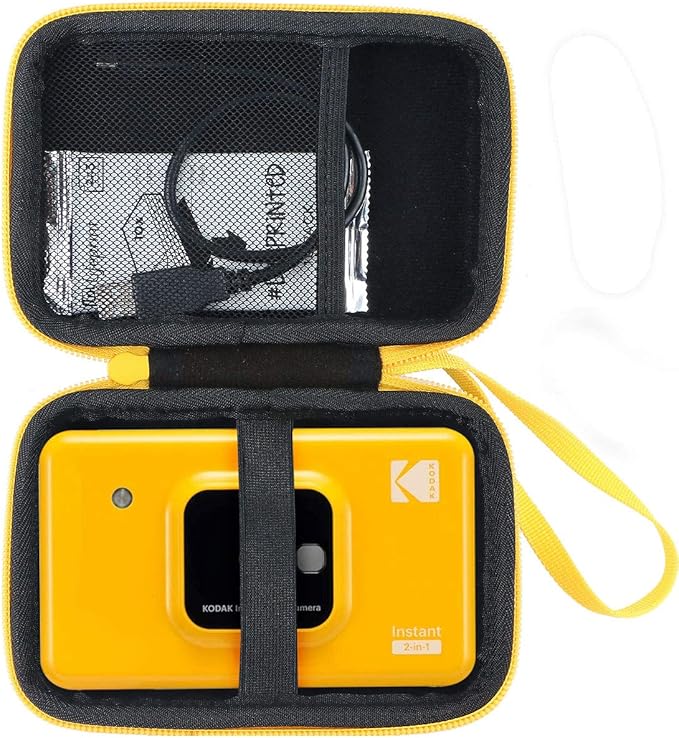 Aenllosi Hard Carrying Case for Kodak Mini Shot 2 Retro/All-New Mini 2 Plus Photo Printer (Black)