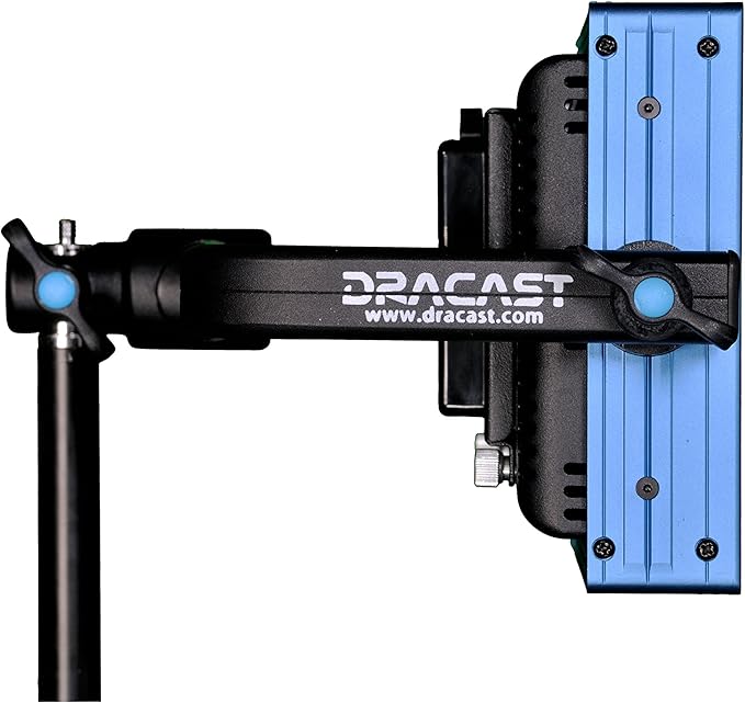 Dracast Pro Series LED500 Daylight LED 3 Light Kit with Gold Mount Battery Plates and Light Stands