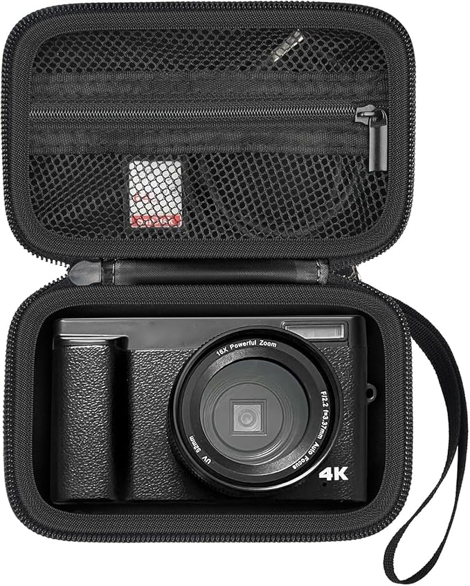Digital Camera Case Compatible with Duluvulu for Oiadek for Zostuic for TEBNGIHNM for Canon G7 X Mark III/II 4K Vlogging Camera. Storage Holder Bag for Canon PowerShot (Box Only) - Black Inner