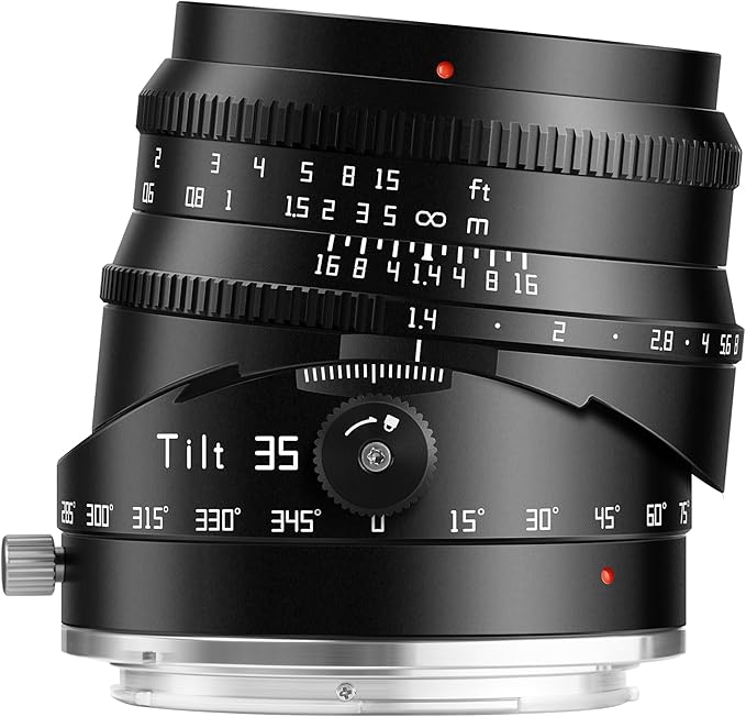 TTArtisan 35mm F1.4 Tilt Lens Large Aperture APS-C Manual Lens Compatible with Nikon Z-Mount Mirrorless Cameras Z5,Z6,Z7,Z6l,Z6,Z7,Z9,Z8,ZFC(for Nikon)