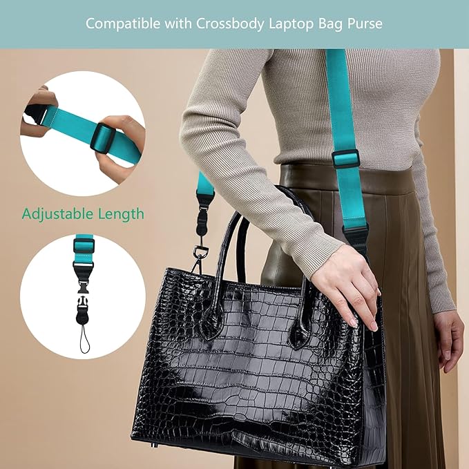 Adjustable Shoulder Strap:Comfortable iPad Strap Nylon Neck Lanyard for iPad/Samsung Tablet Case,Camera Binocular Crossbody Laptop Luggage Bag(Sky Blue)