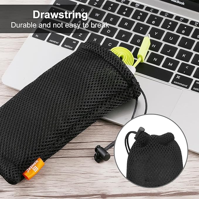 Pouch Carry Bag, Organizer for Smart Phones/Power Bank/USB Flash Drive/SD Cards and Other Accessories(Black)