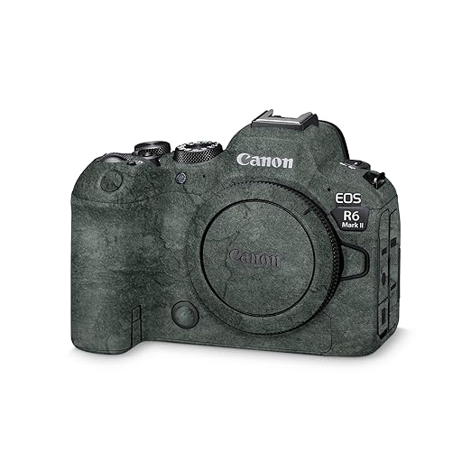 Camera Skin Compatible with Canon EOS R6 Mark II Camera (2022) - Green Stone - Premium 3M Vinyl Protective Wrap Decal Cover - Easy to Apply | Crafted in The USA by MightySkins