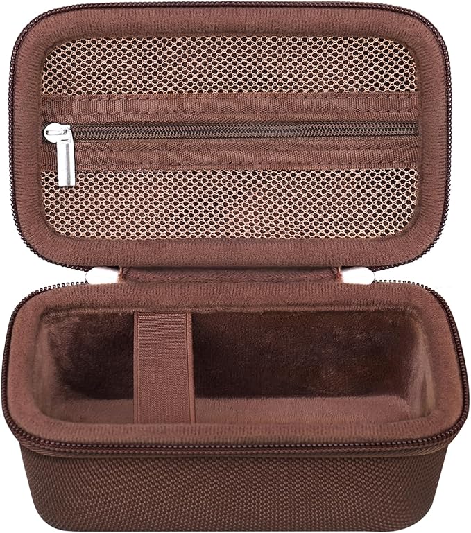 Canboc Carrying Case for KODAK EKTAR H35/ H35N/ KODAK Snapic A1 Film Camera, H35/ Snapic A1 Film Camera Bag, Zipper Mesh Pocket fits Film, Batteries, USB Cable, Brown (Case Only)