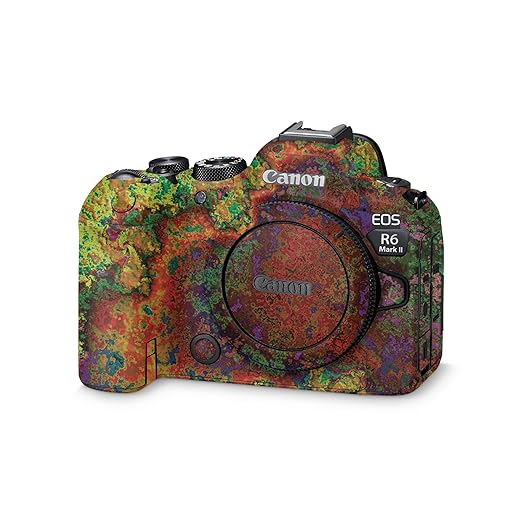 Camera Skin Compatible with Canon EOS R6 Mark II Camera (2022) - Rust - Premium 3M Vinyl Protective Wrap Decal Cover - Easy to Apply | Crafted in The USA by MightySkins