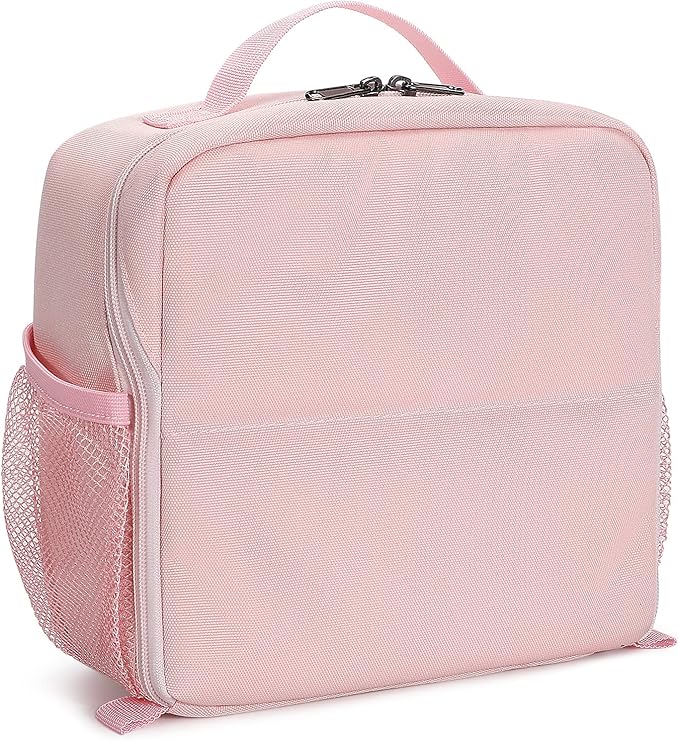 BAIGIO Camera Bag Insert Handbag Inner Case Large Capacity Small Camera Insert Bag Shockproof and Water-resistant DSLR SLR Foldable Protective Camera Organizer Cube Padded Camera Bag Pink