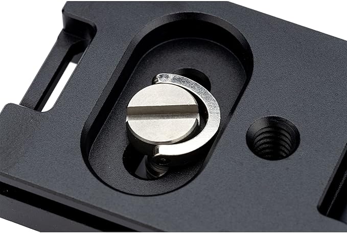 Kiorafoto 40MM Universal Arca Swiss Quick Release Plate with 1/4"-20 Screw & Adjustable Neck Strap Connect Eyelet for Tripod Ball Head, Camera Hand Wrist Strap Adapter Accessories