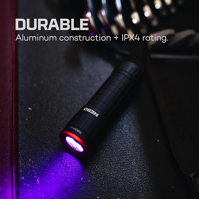 NEBO Torchy UV and Black Light, Dual UVA Technology for Detection, Inspection, and Authentication