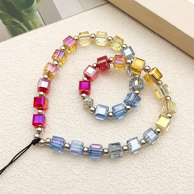 Beaded Camera Wrist Strap Cute Digital Camera Charm Lanyard Phone Chain Keychain Beaded Phone Lanyard Bag Charm