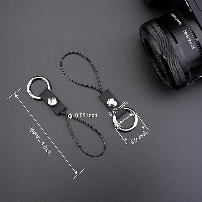 Camera Strap Quick Release QD Loops Connector for DSLR SLR Mirrorless Cameras Neck Shoulder Strap Binoculars Adapter Connect Connection Links(Small)