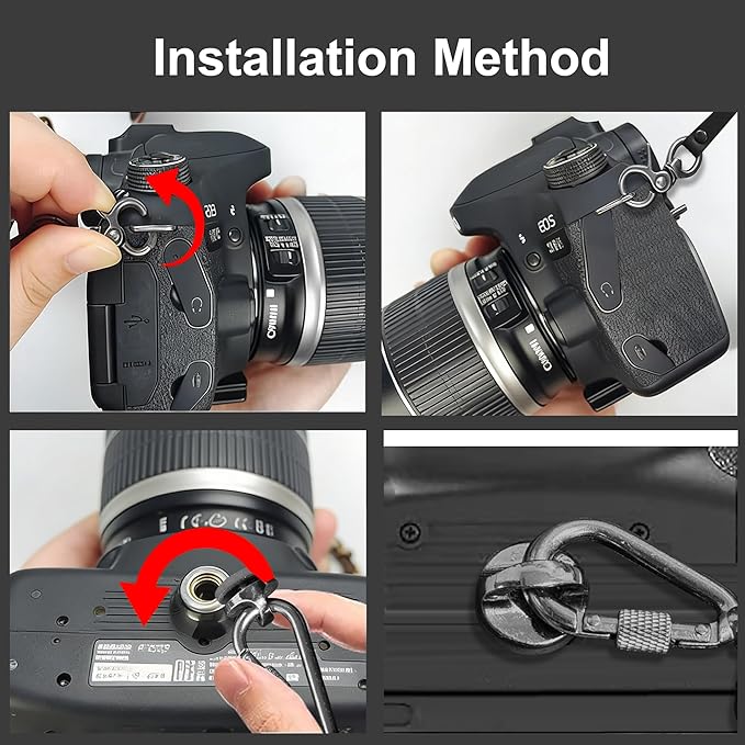 Double Camera Strap, Shoulder Camera Strap Harness Leather Dual Camera Strap for Two DSLR/SLR Cameras, Adjustable