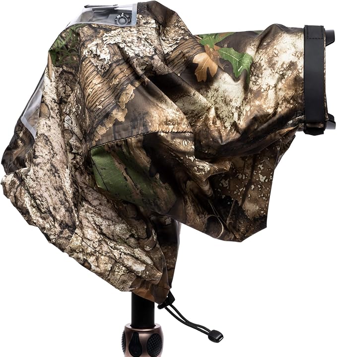 Think Tank Emergency Camera Rain Cover for DSLR and Mirrorless Cameras with 24-70mm Lens - Small (Realtree APX Camouflage)