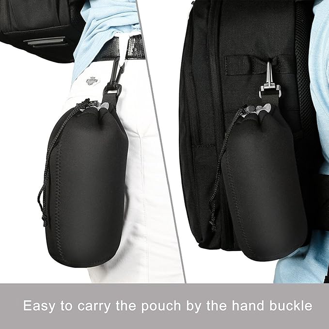 Selens 4 Pack Lens Cases with Thick Protective Neoprene Camera Lens Pouch Set for DSLR Camera Lens Sony Nikon Olympus Panasonic - Size: Small, Medium, Large and Extra Large Pouches