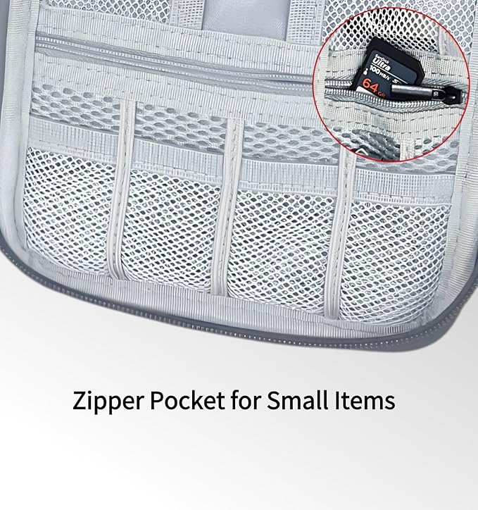 Zealearn Flash Drive Case, Thumb Drive Holder, USB Case Organizer,for SanDisk/SamData/Samsung USB Flash Drives Jump Drive Memory Stick, SD Card, Black (Black 48 Slots)