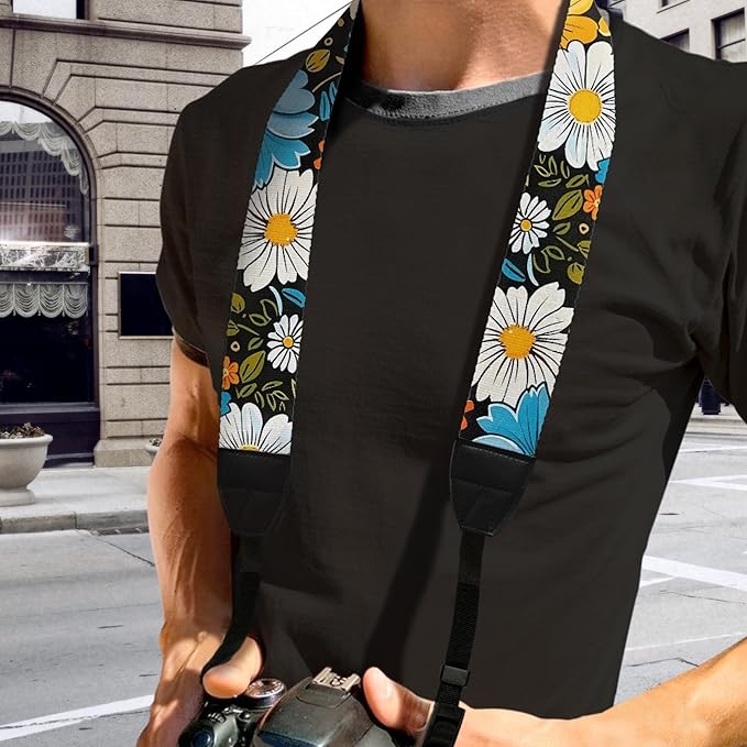 GLENLCWE Camera Strap, Camera Strap for Photographers Neck Strap Replacement Fit Most Cameras