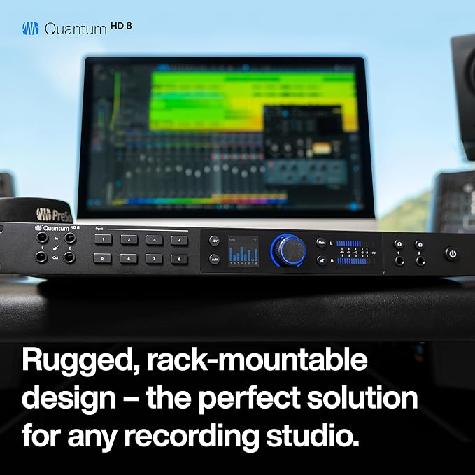 PreSonus Quantum HD 8 26 x 30, 32-bit / 192 kHz USB-C Audio Interface With Studio One Pro Software