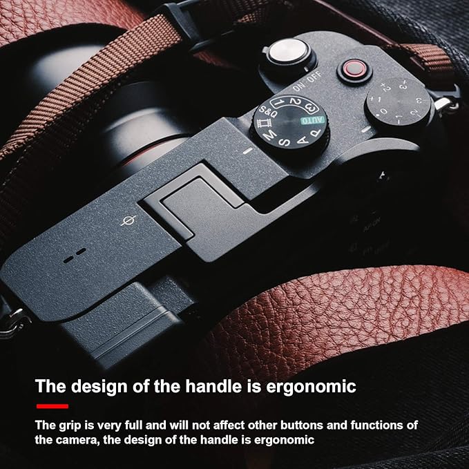 Thumb Up Grip, Aluminum Alloy Camera Thumb Up Grip with Snap Fitting Design, Convenience Handle Thumb Rest Fit for A7C Cameras