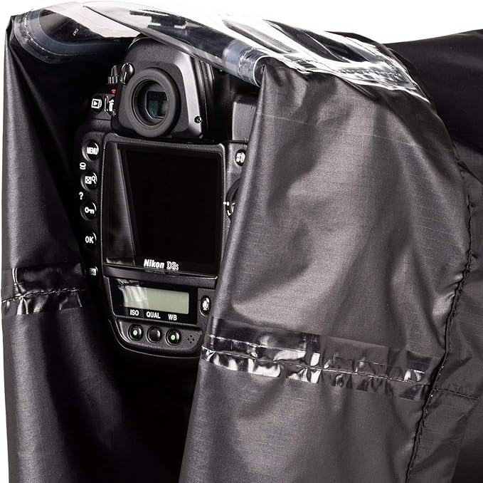 Think Tank Emergency Rain Covers for DSLR and Mirrorless Cameras with 300-600mm f/4 Lens - Large (Black)