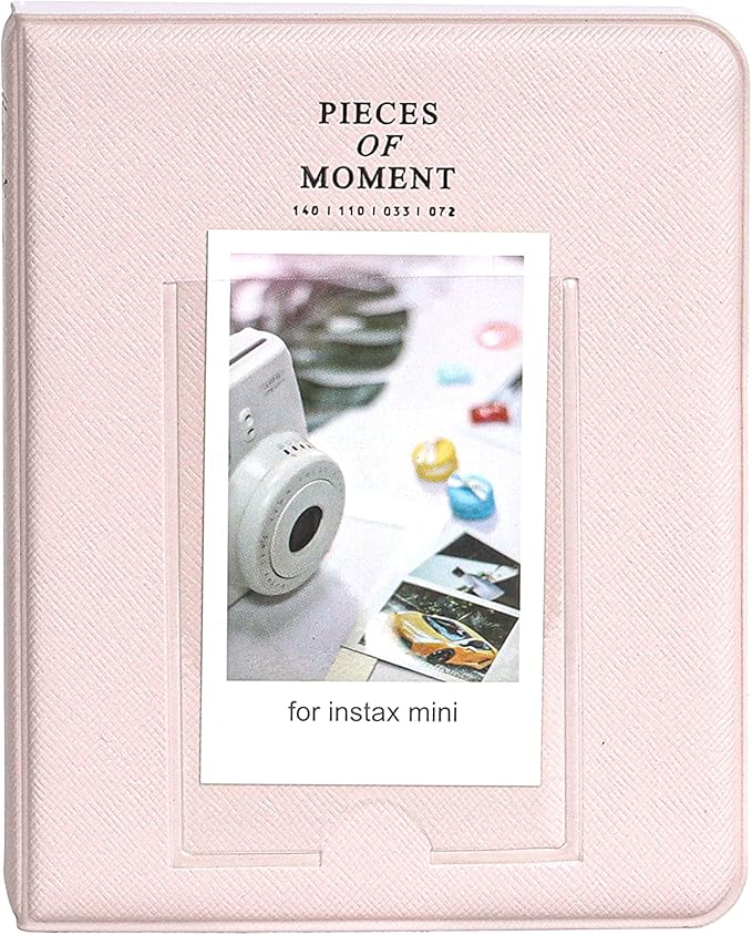 Fujifilm Instax Mini 12 Instant Film Camera, Fuji Instax Mini Film (20 Sheets), Fuji Rainbow Instant Film (10 Sheets), Protective Case, Album, Insax Mini Accessory Bundle (Blossom Pink)