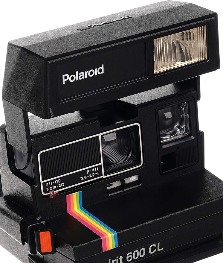 Polaroid Spirit 600CL Instant Camera – Vintage 600 Series | Refurbished Classic with Built-in Flash | Uses Polaroid 600 Film (Renewed)