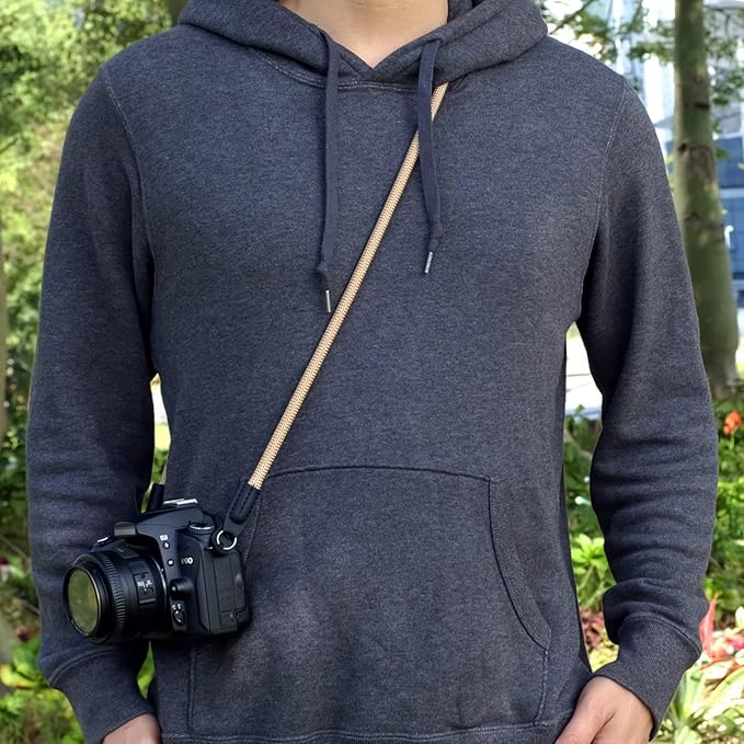 Vintage Camera Neck Strap,Nylon Rope Camera Shoulder Straps for Photographers Film DSLR