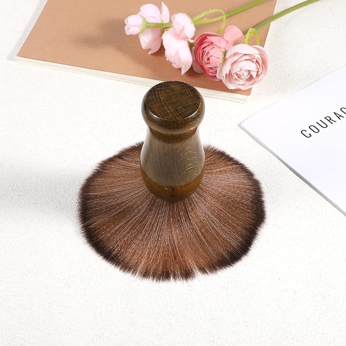 Vinyl Records Cleaning Brush, Anti Static Dust Brush Wooden for Record Player Care, Soft Bristles Albums Records Accessories for Vinyl Care (Brownish Green)
