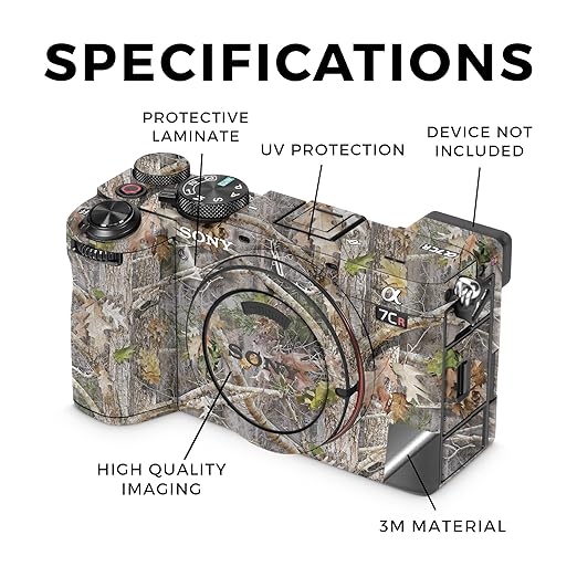 Camera Skin Compatible with Sony Alpha 7CR Camera (2023) - Kanati - Premium 3M Vinyl Protective Wrap Decal Cover - Easy to Apply | Crafted in The USA by MightySkins