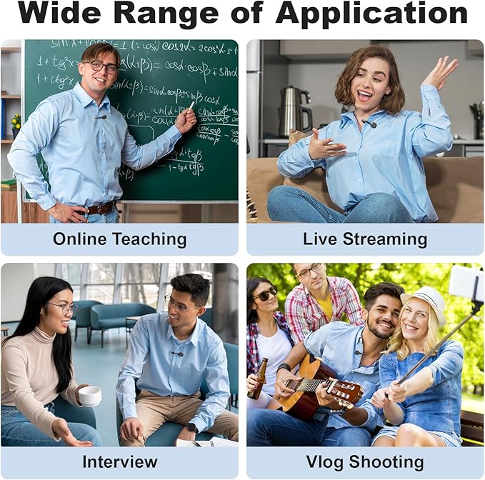Q28 Mini Hidden Wireless Lavalier Microphone, Noise Cancelling/Mute/Reverb, Compact Clip on Microphone Wireless for Android & iPhone15/16/17(USB-C Plug), Charging Case, Video Recording Lapel Mini Mic