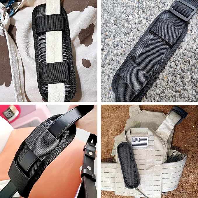 Removable Shoulder Strap Pad, Backpack Strap Pads, Guitar Strap Pad, Shoulder Pad for Bag Strap Pad, Shoulder Strap Padding, Black Removable Luggage Bags Shoulder Strap Pads