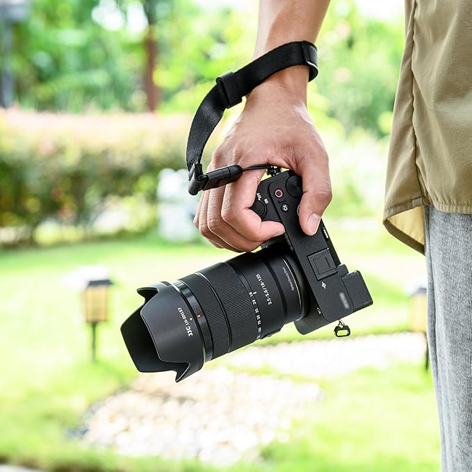 JJC ALC-SH153 Bayonet Reversible Lens Hood for Sony E 18-135mm f/3.5-5.6 OSS Lens, ALCSH153 Lens Hood for Sony SEL18135, Replaces Sony ALC-SH153 Lens Hood