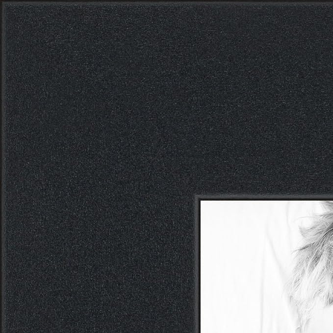 ArtToFrames Collage Photo Frame Double Mat with 30 - 4x6 Openings and Satin Black Frame