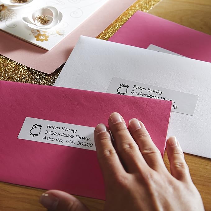 DYMO Authentic LW Mailing Address Labels DYMO Labels for LabelWriter Label Printers White 1-1/8" x 3-1/2" 24 Rolls of 350 (8400 Total)