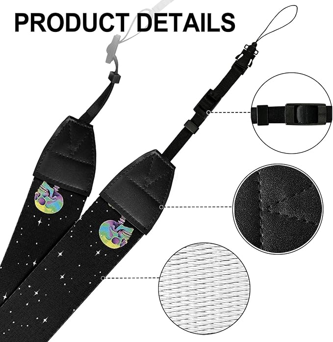 GLENLCWE Camera Strap, Camera Strap for Photographers Neck Strap Replacement Fit Most Cameras