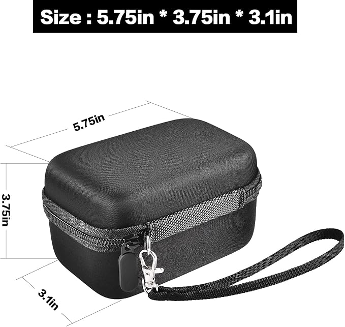 Digital Camera Case Compatible with Duluvulu for Oiadek for Zostuic for TEBNGIHNM for Canon G7 X Mark III/II 4K Vlogging Camera. Storage Holder Bag for Canon PowerShot (Box Only) - Black Inner