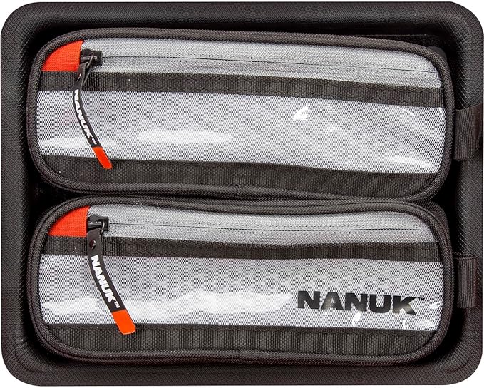 NANUK 905 Pro Waterproof Hard Case with 2-Pocket Lid Organizer and Padded Divider, Black
