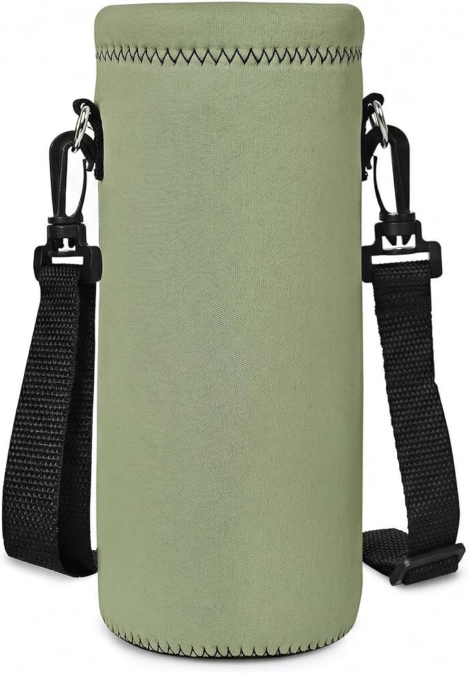 AUPET Water Bottle Bag Carrier,24oz/32oz Insulated Neoprene bottle Sling Holder Case Pouch Cover for 1000ML/750ML Bottles with Shoulder Strap for walking