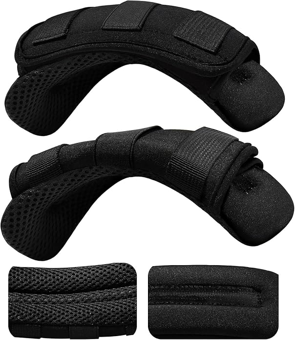 ZINMARK 2Pcs Thick Cushioned Shoulder Pads, Anti-Slip Design and Breathable Mesh Pads for Shoulder Strap,Soft and Comfortable