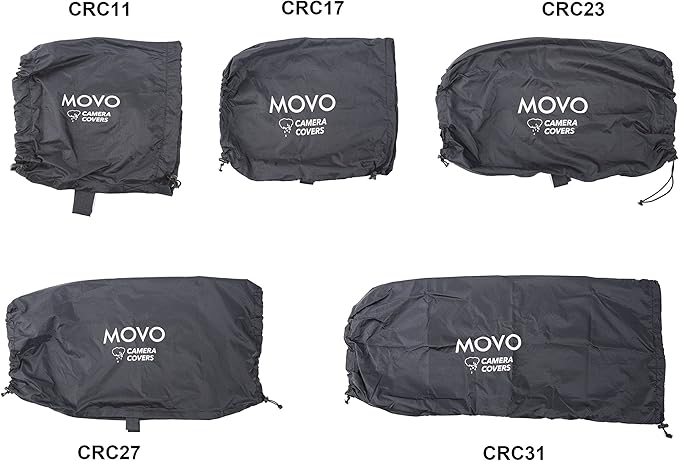 Movo CRC27 Storm Raincover Protector for DSLR Cameras, Lenses, Photographic Equipment (Large Size: 27 x 14.5)
