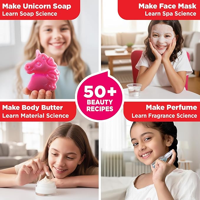 Doctor Jupiter Mega Science Gift Set | Set of ‘Girls’ Ultimate Science Kit’, ‘Glam Science Kit’ for Ages 8+ | Birthday Gift Ideas, STEM Learning & Educational Toys for 8-10-12-14 Year Olds