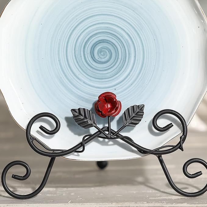 12.2" H Large Plate Stand For Display,Metal Book Display Stand,Picture Stand Holder ,Decorative Plate Stand,Small Easel