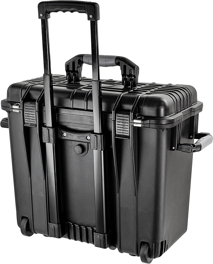Eylar 19.7 inch Tall Protective Roller Gear Case, Water & Shock Resistant with Foam