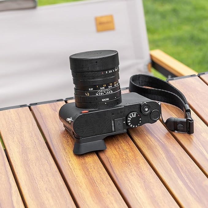 JJC Camera Viewfinder Eyecup for Leica Q3 43 & Q3, Soft Silicone Eyepiece with Extended Design, Easy Hot Shoe Installation