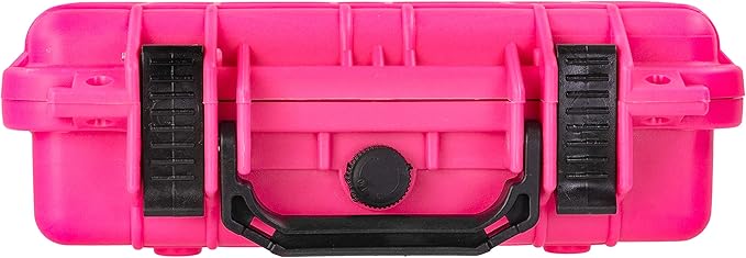 Eylar Protective Gear and Camera Hard Case Waterproof Dry Box with Foam 11.6 Inch 8.3 Inch 3.8 Inch (Pink)